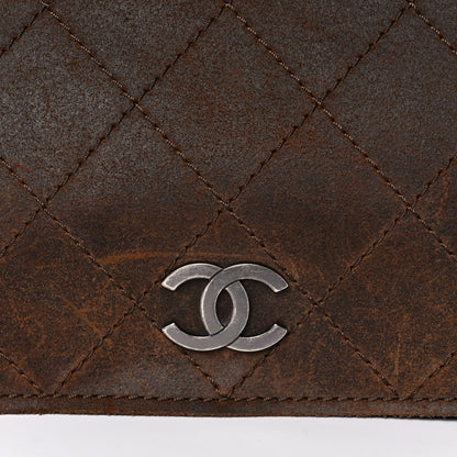 Chanel Calfskin Stitched Large Highlander Messenger Brown 8 of 16