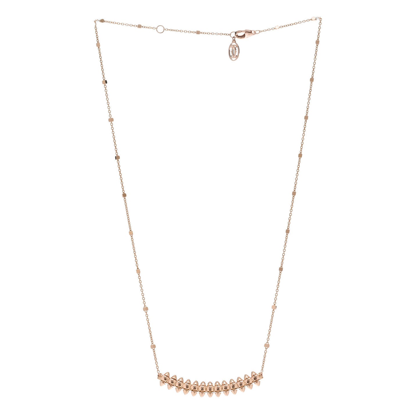 18K Pink Gold Small Clash de Cartier Necklace