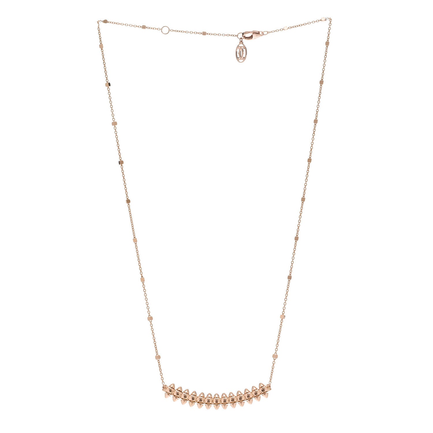 Cartier 18K Pink Gold Small Clash de Cartier Necklace 3 of 6