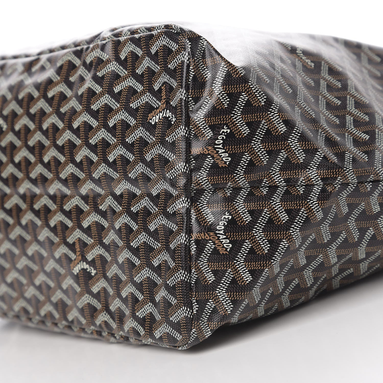 Goyard Goyardine Saint Louis GM Black Gold 9 of 10