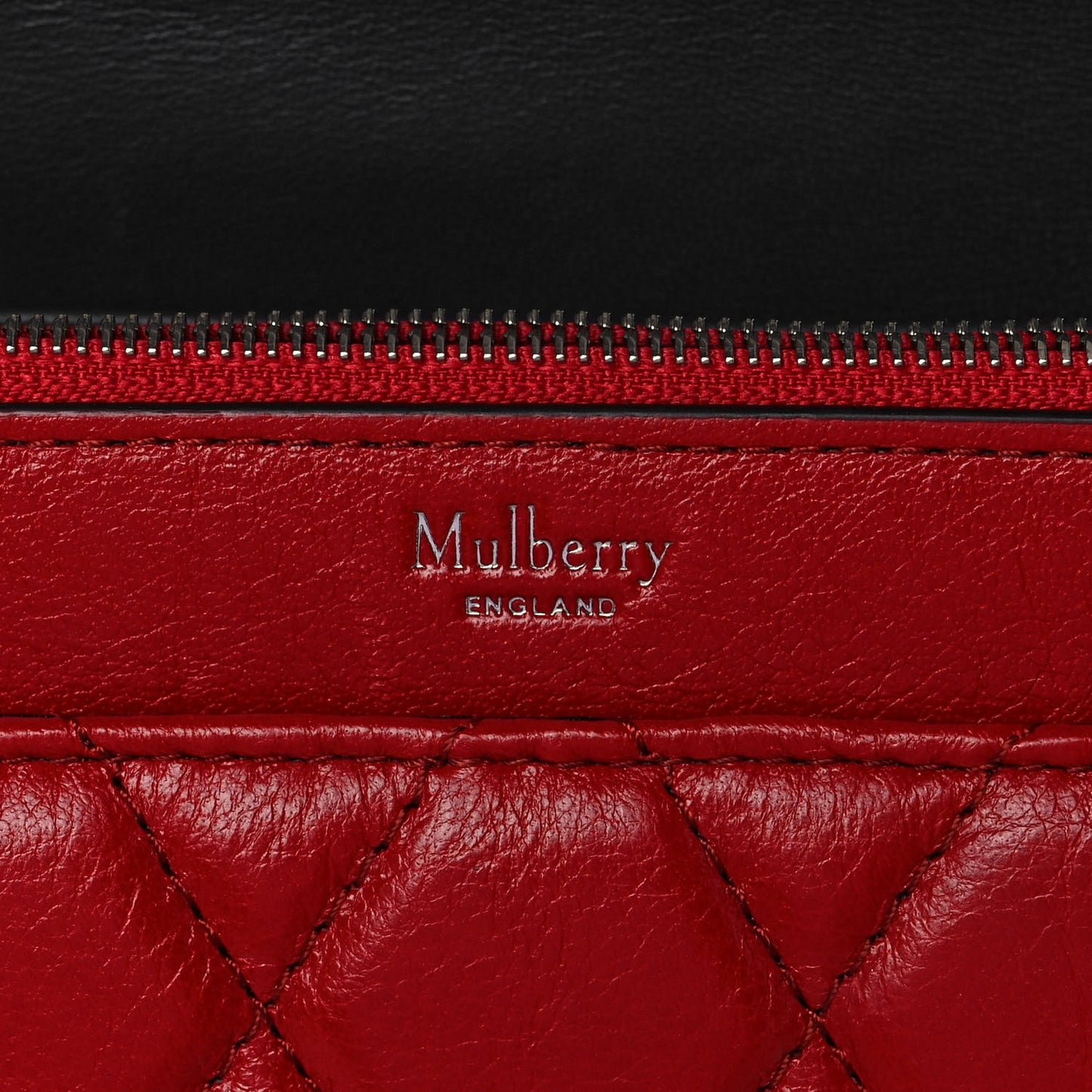 Shiny Buffalo Quilted Mini Darley Shoulder Bag Red