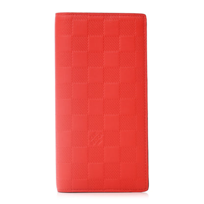 Louis Vuitton Damier Infini Brazza Wallet Magma 1 of 7