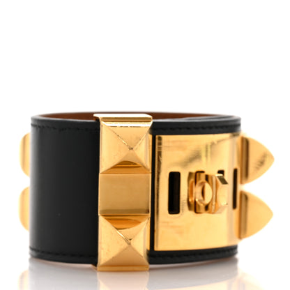 Hermes Box Collier de Chien CDC Bracelet T2 Black 3 of 5