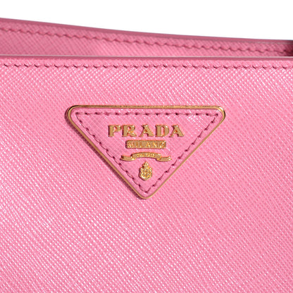 Prada Saffiano Lux Medium Tote Begonia 11 of 11
