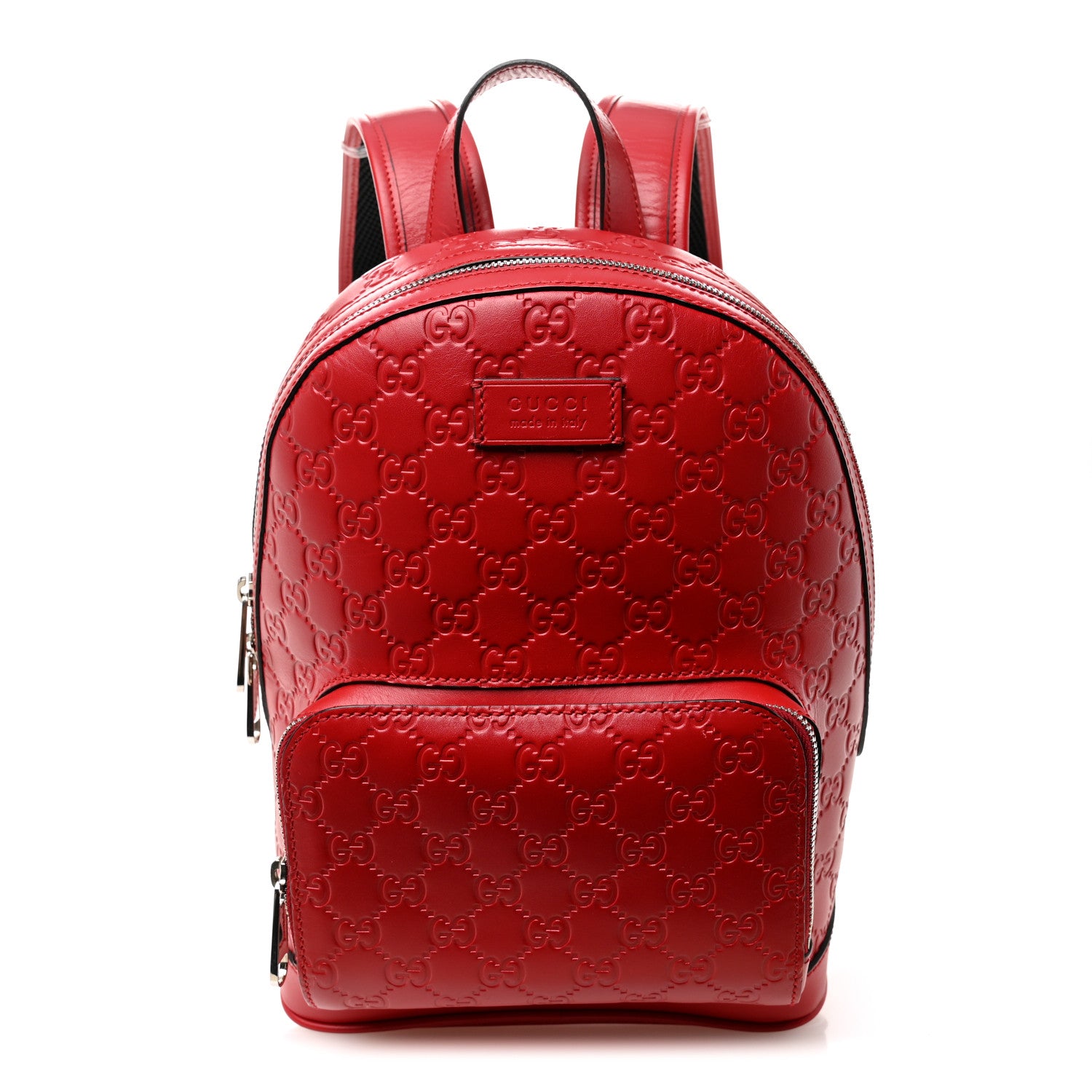 Gucci Guccissima Signature Small Day Backpack Hibiscus Red 1783812 – FASHIONPHILE