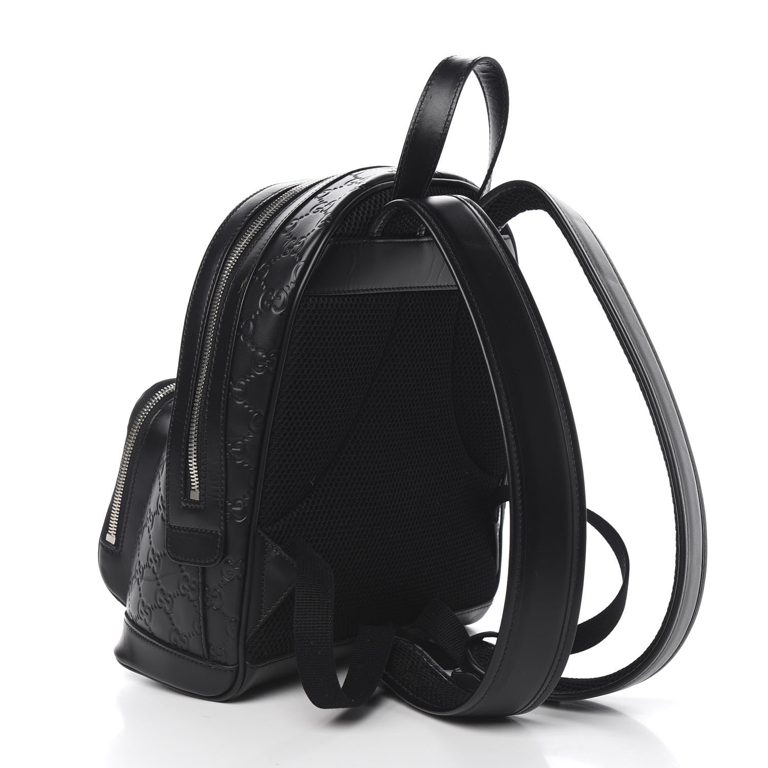 Gucci Guccissima Signature Small Day Backpack Black 2 of 11