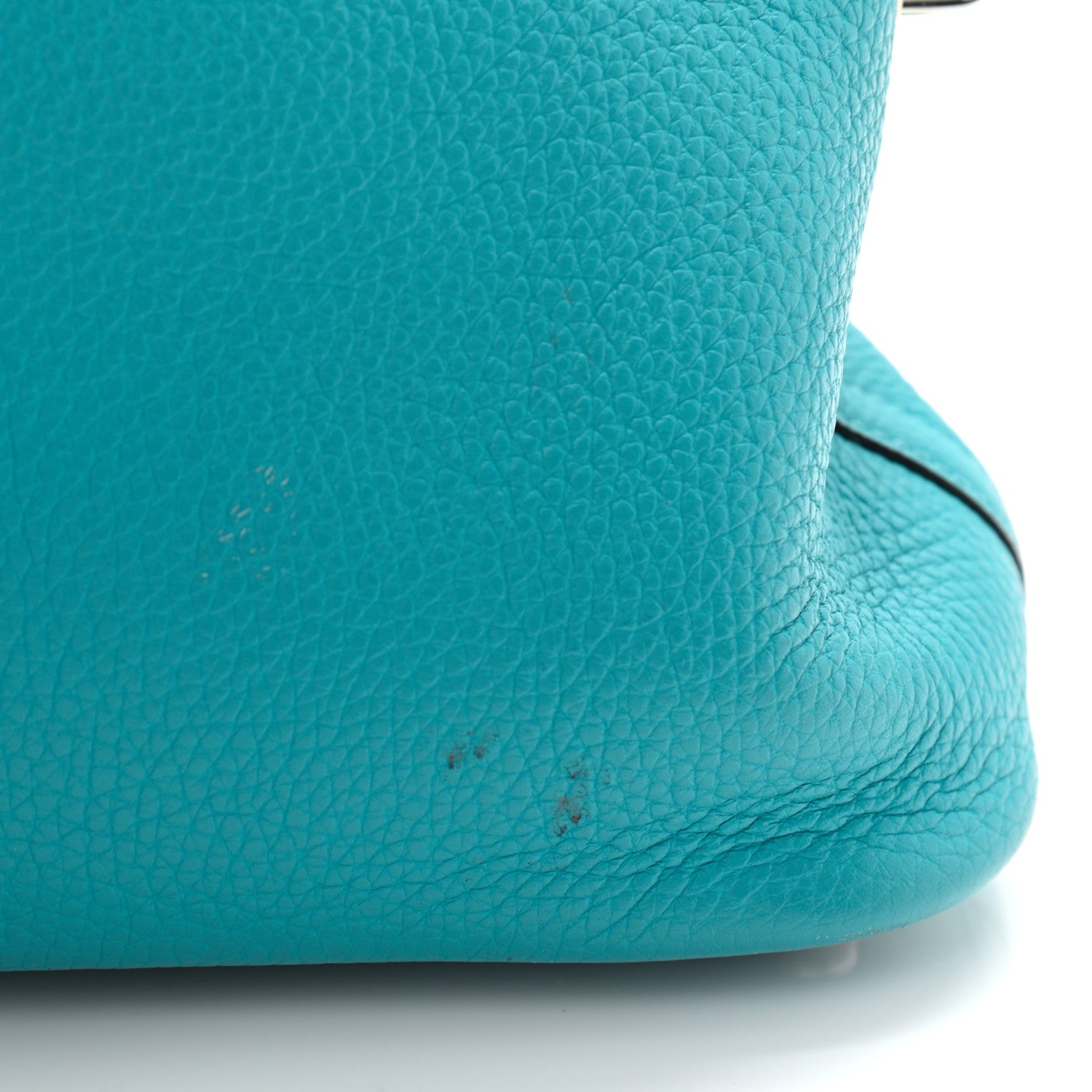 Hermes Taurillon Clemence Bolide 31 Turquoise 13 of 16