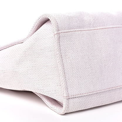 Chanel Canvas Medium Deauville Tote Pink 7 of 11