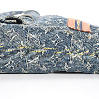 Louis Vuitton Denim Baggy GM Blue 15 of 16