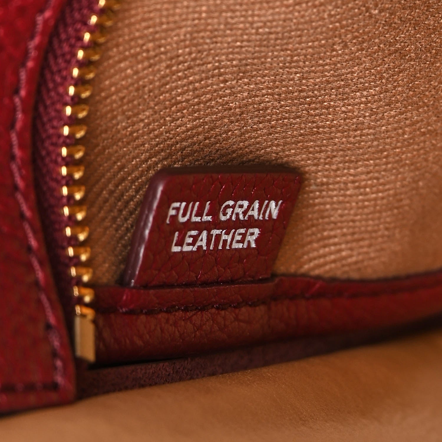 Marc Jacobs Grained Calfskin Small The Tote Bag Burgundy 7 of 15