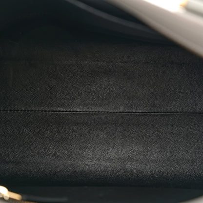 Saint Laurent Calfskin Small Monogram Cabas Fog 5 of 12