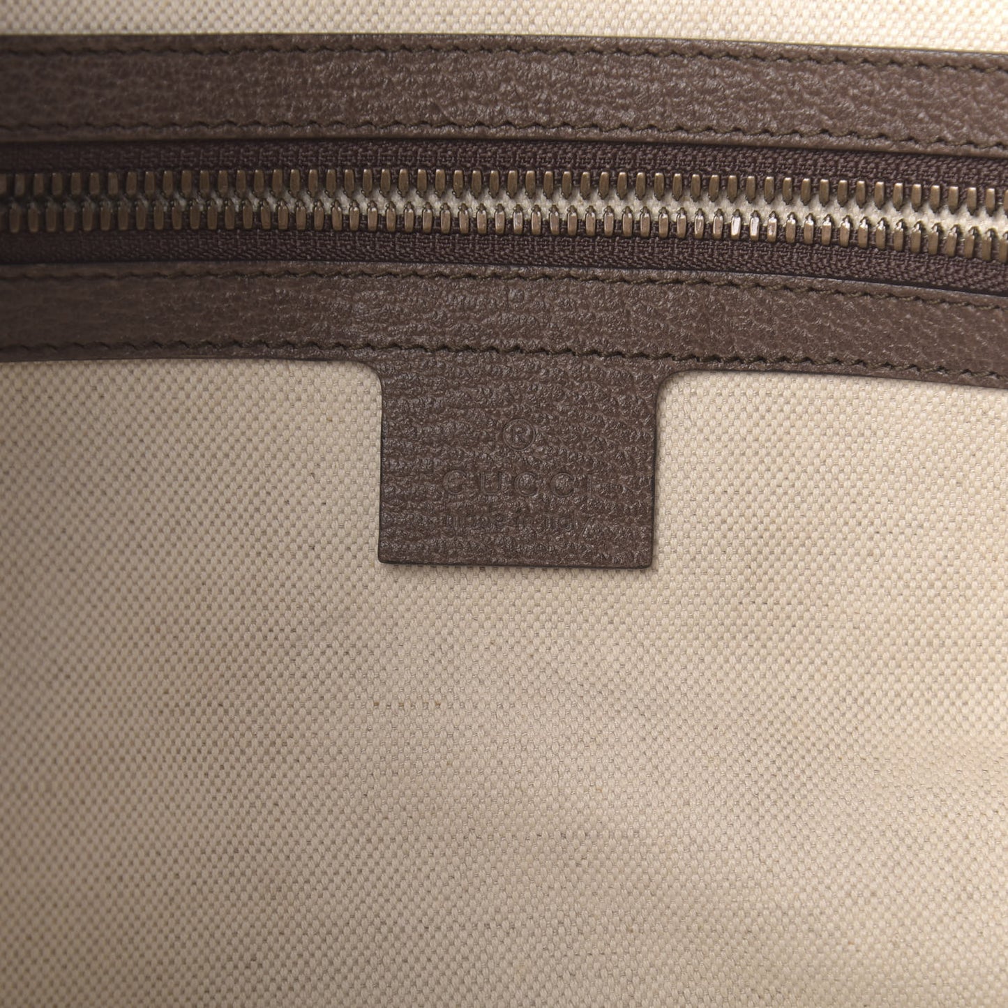 GG Supreme Monogram Web Ophidia Half Moon Hobo Brown