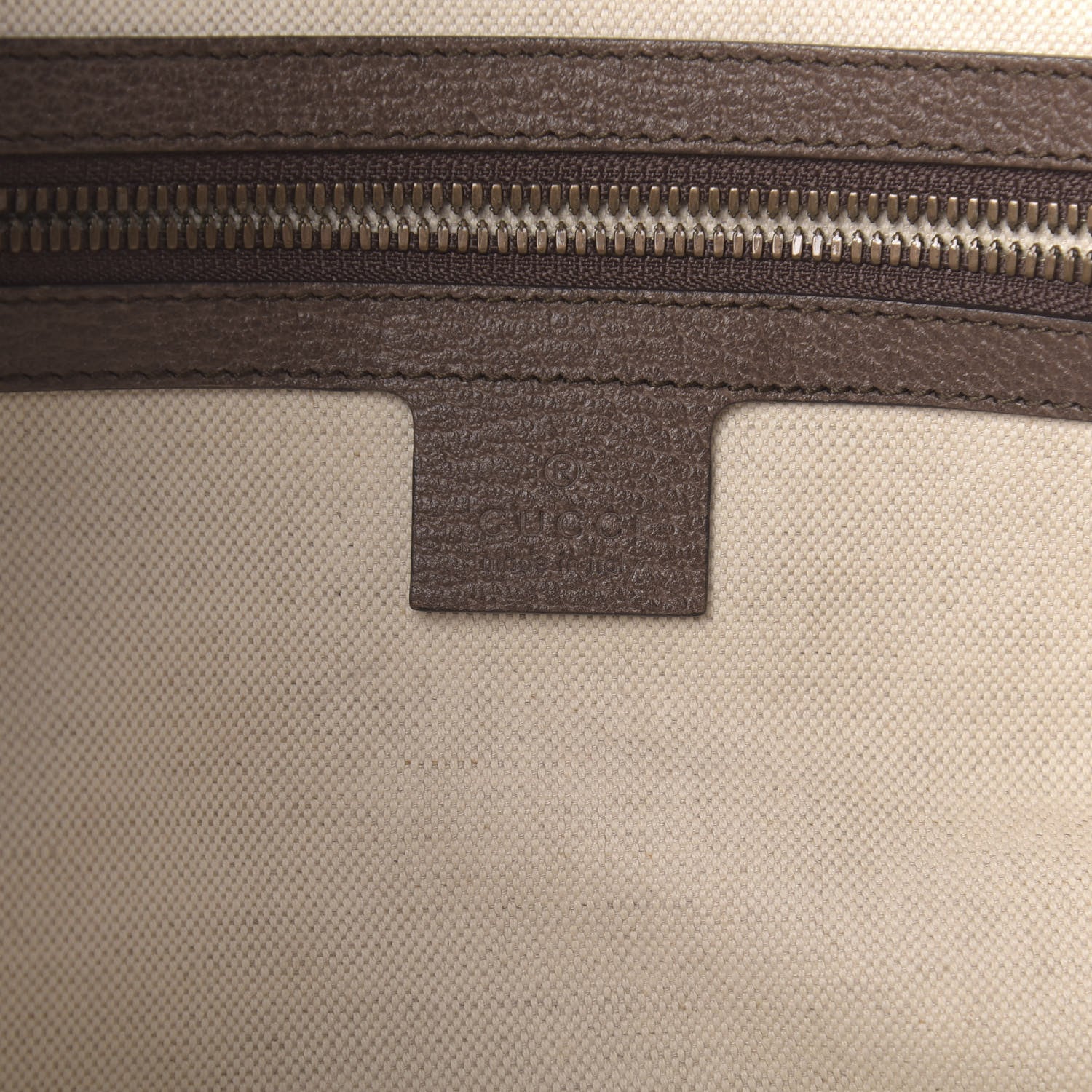 Gucci GG Supreme Monogram Web Ophidia Half Moon Hobo Brown 6 of 11