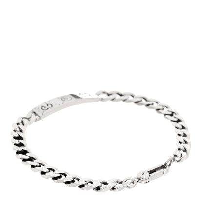 Gucci Sterling Silver GucciGhost Hamlet Skull ID Chain Bracelet 2 of 4