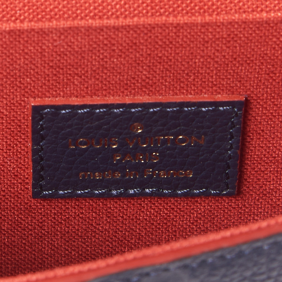Louis Vuitton Empreinte Pochette Felicie Chain Wallet Marine Rouge 9 of 9