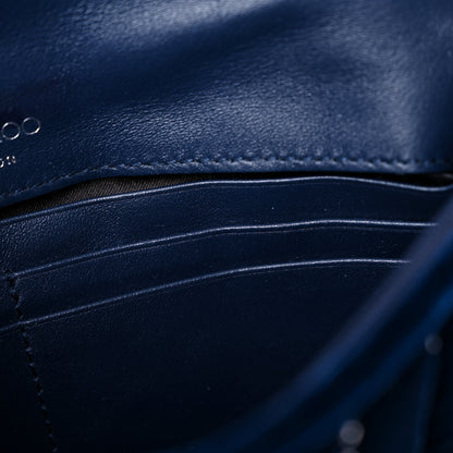 Jimmy Choo Velvet Crystal JC Shoulder Bag Blue 12 of 12