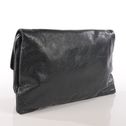 Balenciaga Agneau Classic Hardware Envelope Clutch Anthracite 3 of 9