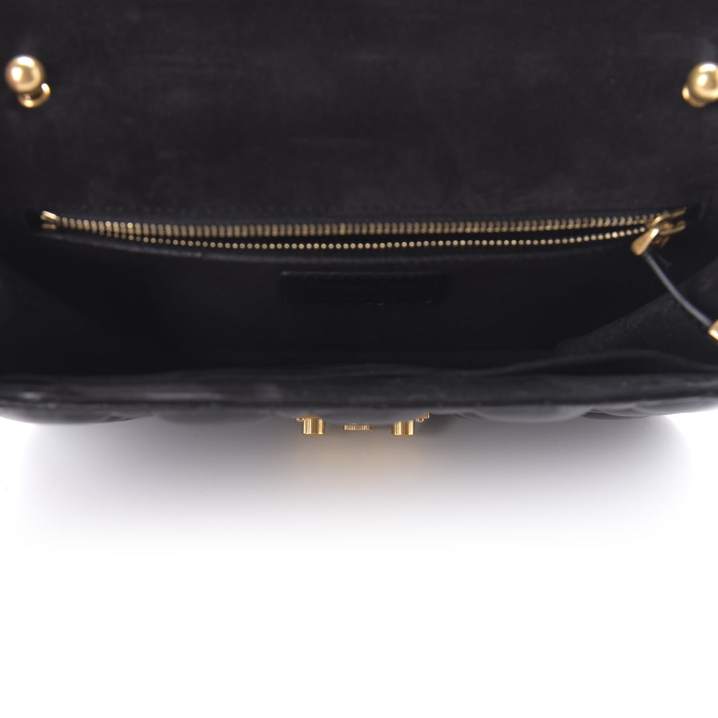 Lambskin Cannage Large Dioraddict Flap Bag Black