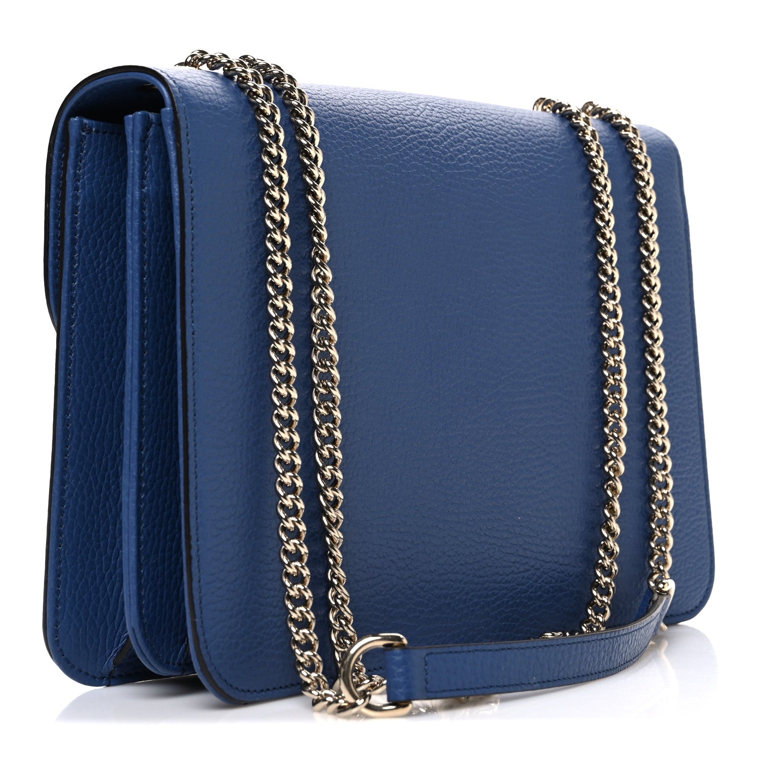 Gucci Dollar Calfskin Interlocking G Shoulder Bag Caspian 3 of 11