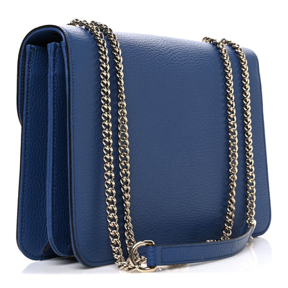 Gucci Dollar Calfskin Interlocking G Shoulder Bag Caspian 3 of 11