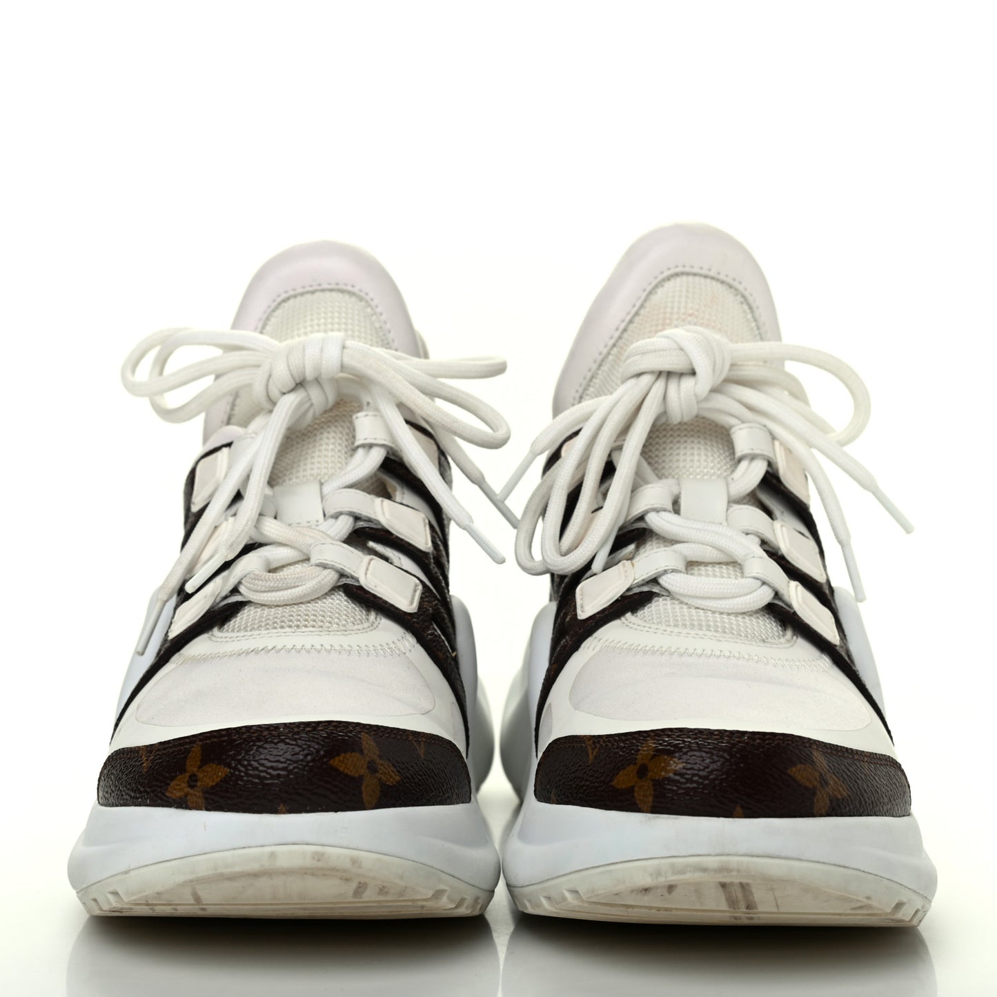Patent Monogram LV Archlight Sneakers 37.5 White