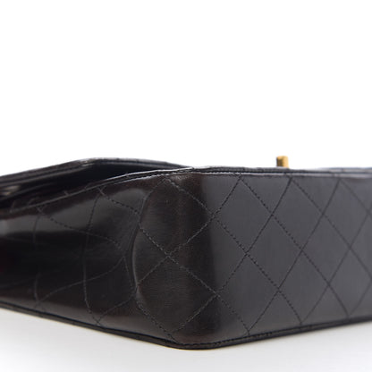 Chanel Lambskin Quilted Medium Double Flap Black 8 of 11
