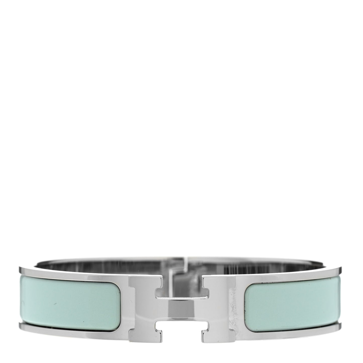 Enamel Narrow Clic Clac H Bracelet GM Lagon