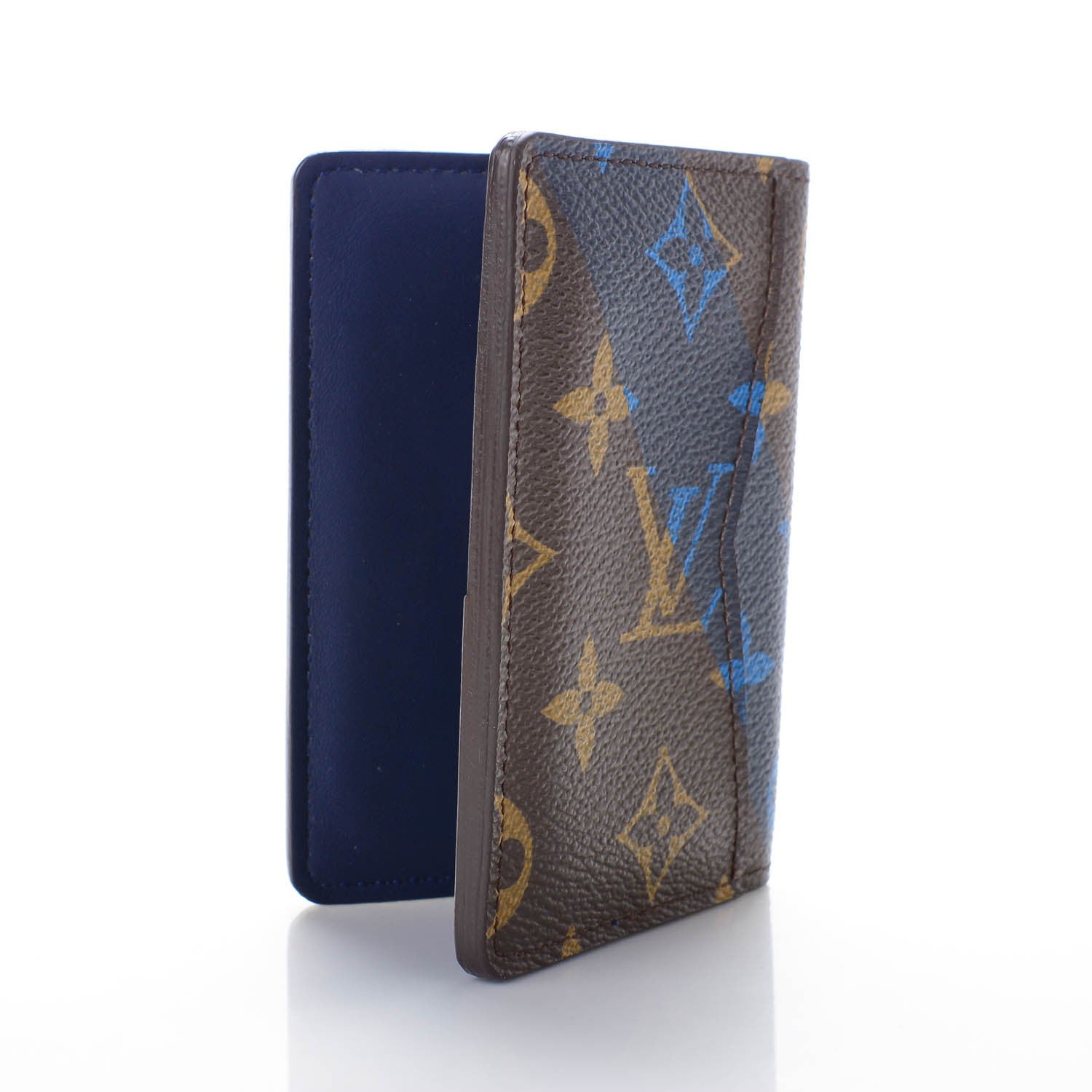Louis Vuitton Monogram V Pocket Organizer NM Blue 3 of 7