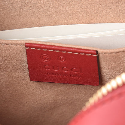 Gucci GG Supreme Monogram Blooms Mini Chain Shoulder Bag Beige Blue Navy Hibiscus Red 6 of 9