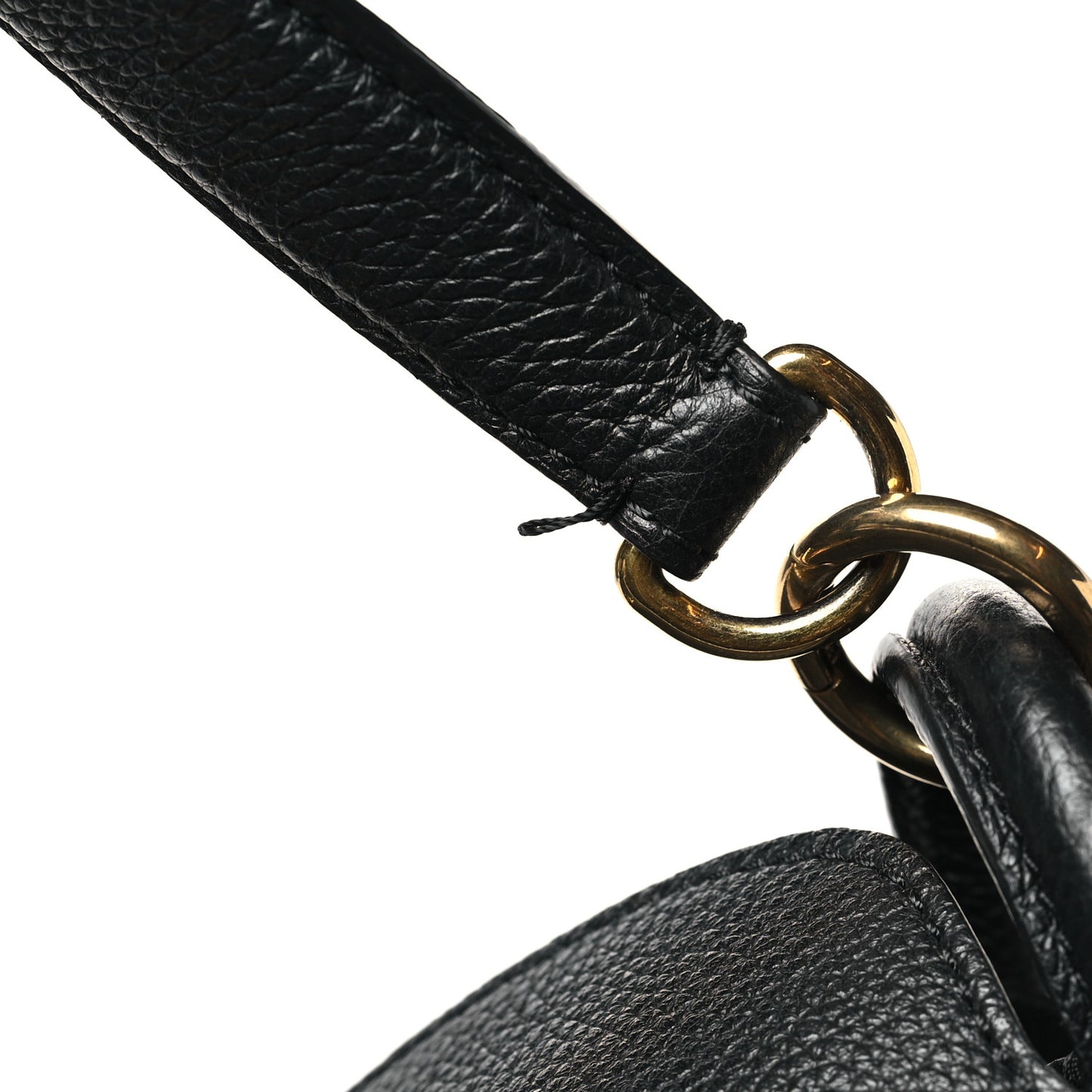 Small Classic Grain Calfskin Leighton Black