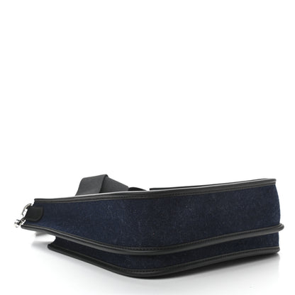 Hermes Swift Sangle Wooly Evelyne PM Bleu Nuit Black 4 of 10