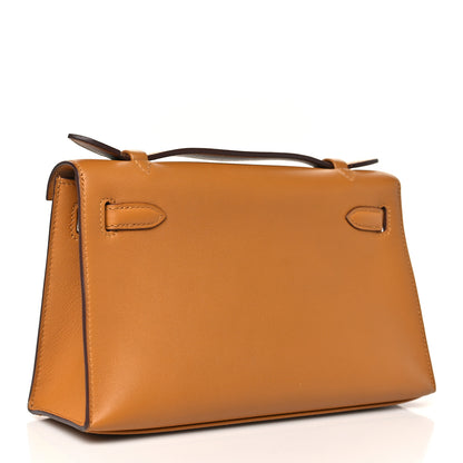 Hermes Swift Kelly Pochette Clutch Sesame 3 of 11