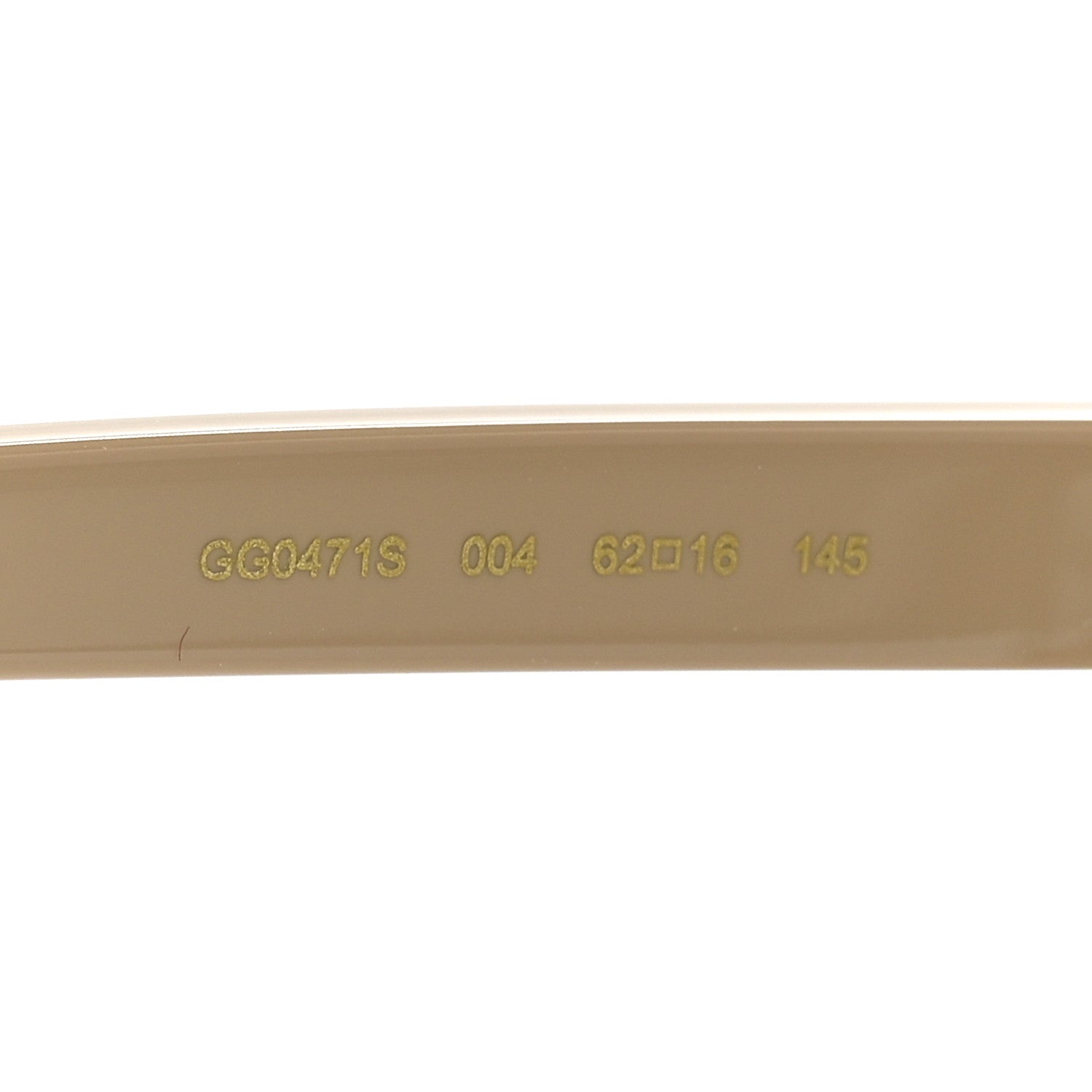 Gucci Acetate Oversize Square Frame GG0471S Sunglasses Light Beige 5 of 8