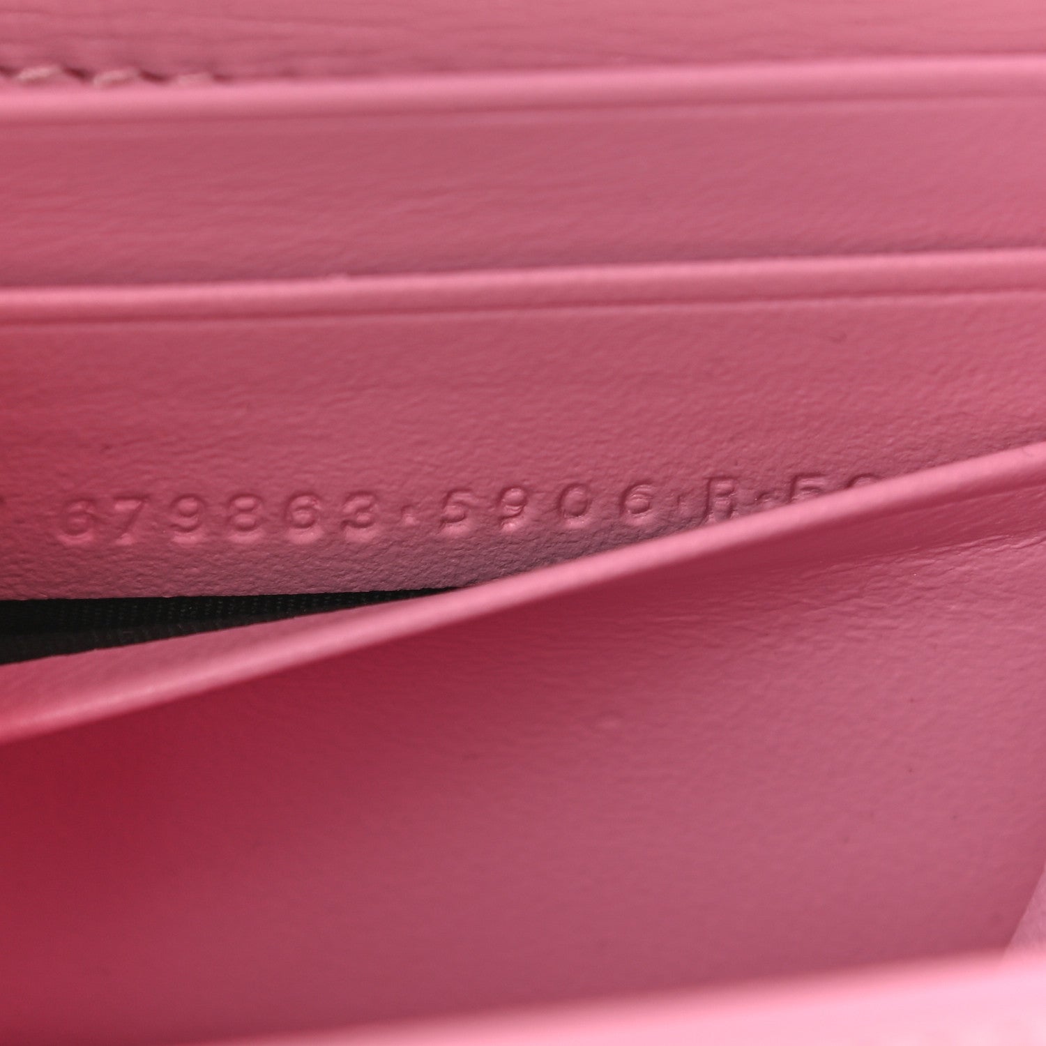 Balenciaga Calfskin Stripe Embossed Gossip Chain Bag XS Candy Pink 8 of 10