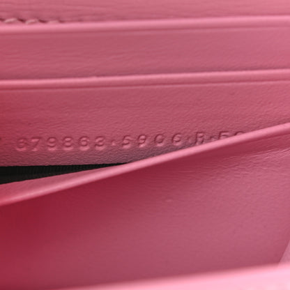 Balenciaga Calfskin Stripe Embossed Gossip Chain Bag XS Candy Pink 8 of 10