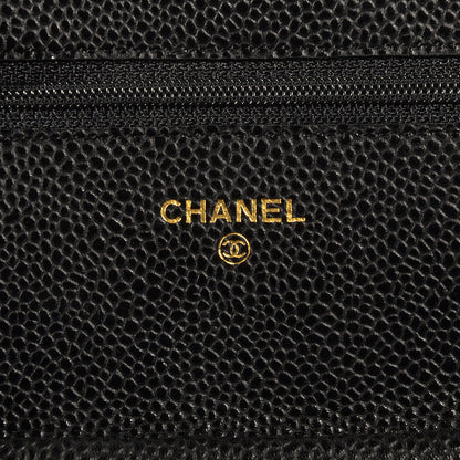 Chanel Caviar Wallet on Chain WOC Black 7 of 9