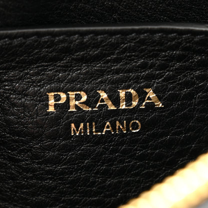 Prada Vitello Phenix Crossbody Bag Black 6 of 11