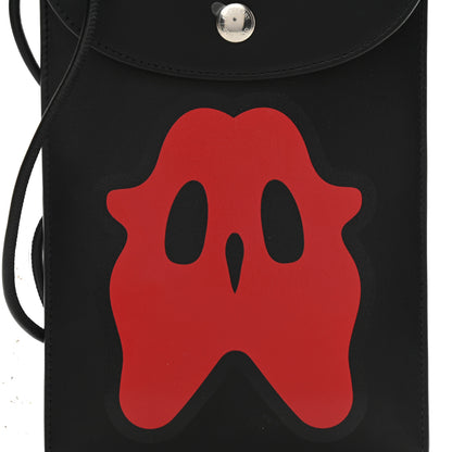 Burberry Calfskin Monster Print Phone Case With Strap Black 7 of 7