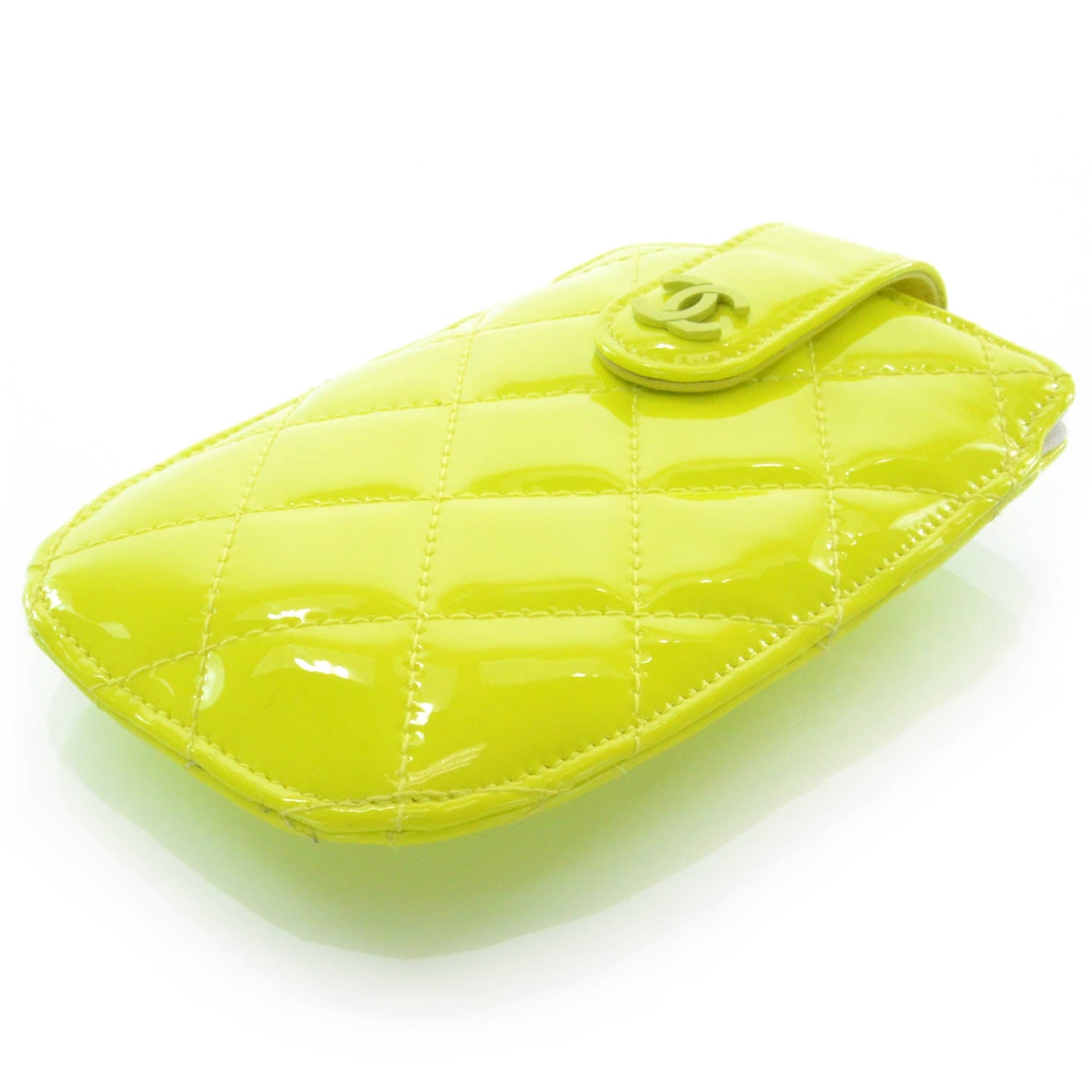 Chanel Patent Blackberry Case Bright Yellow 3 of 9