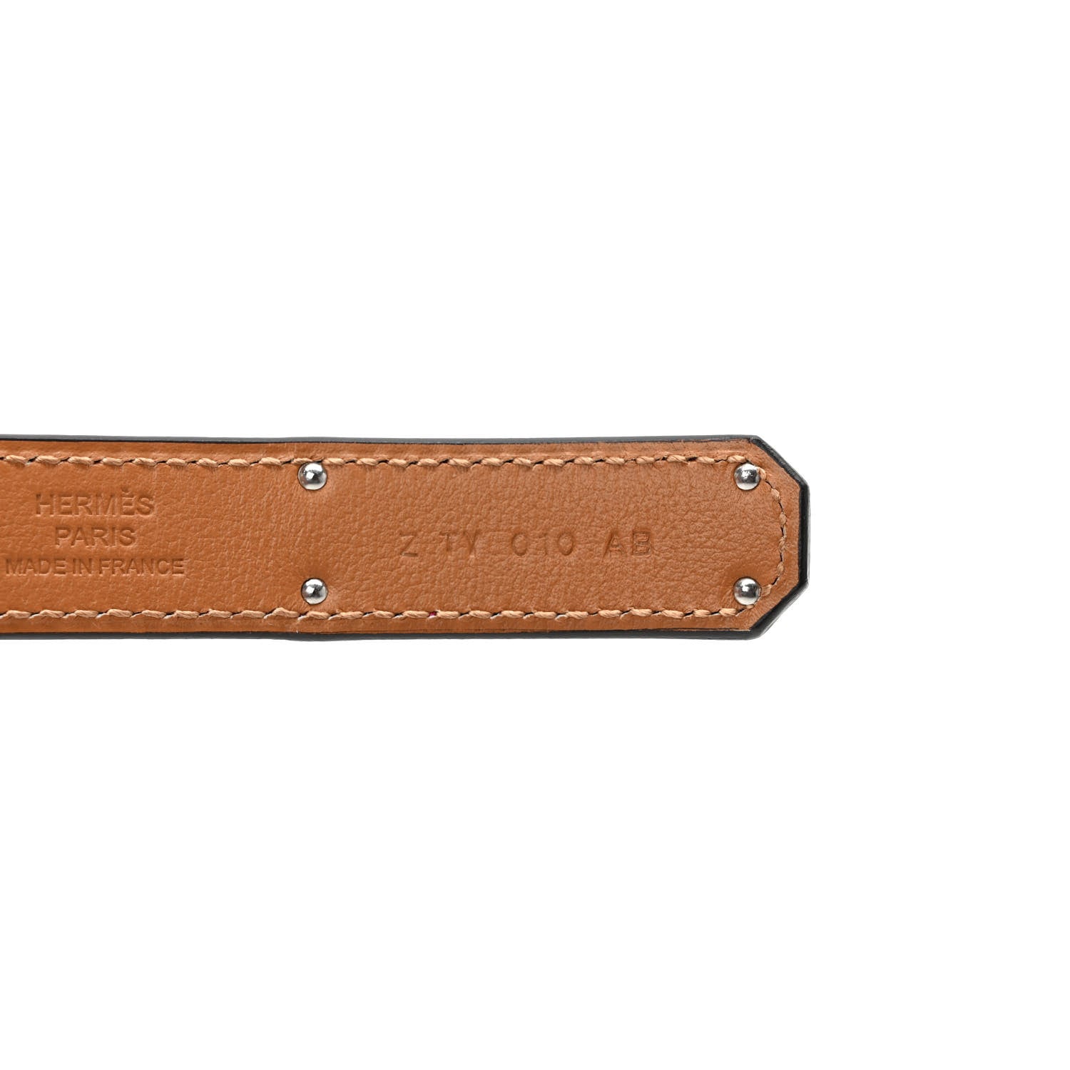 Hermes Epsom Kelly Pocket Belt Rose Mexico 4 of 5