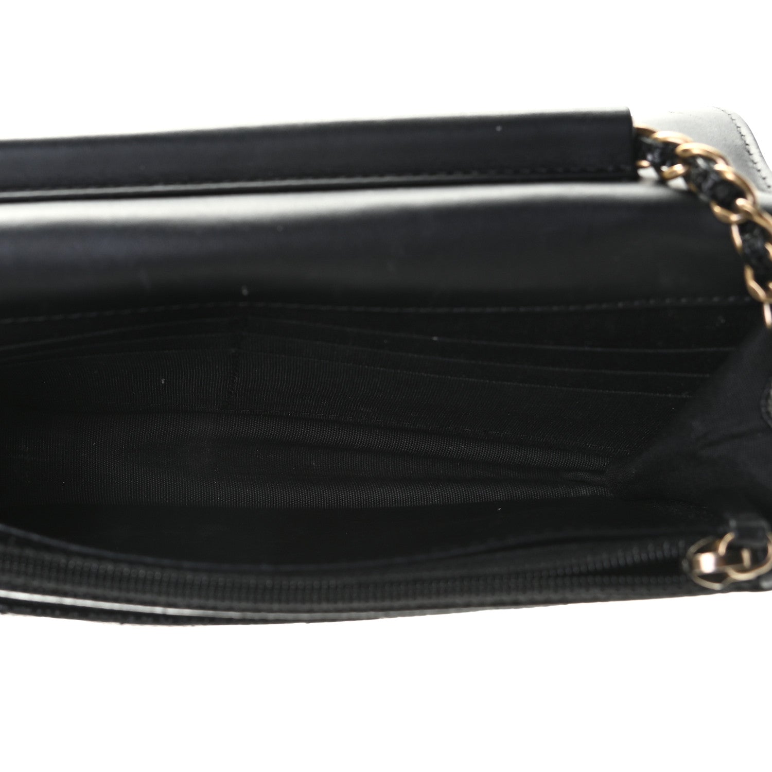 Chanel Caviar Quilted Boy Wallet On Chain WOC Black 5 of 8