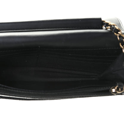 Chanel Caviar Quilted Boy Wallet On Chain WOC Black 5 of 8