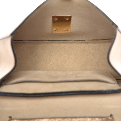 Chloe Metallic Goatskin Mini Drew Shoulder Bag Abstract Gold 5 of 6