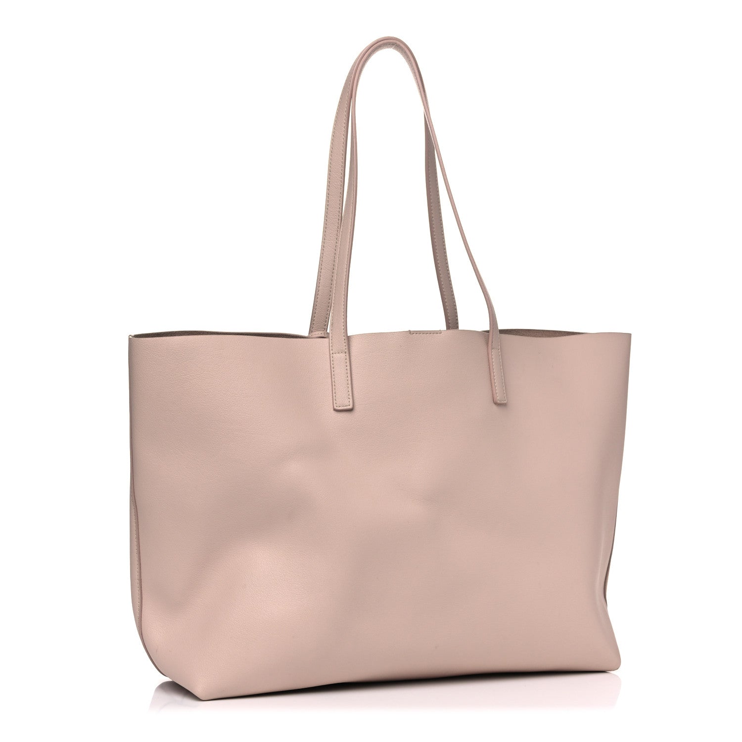 Saint Laurent Calfskin Large Shopping Tote Pale Blush 2 of 16