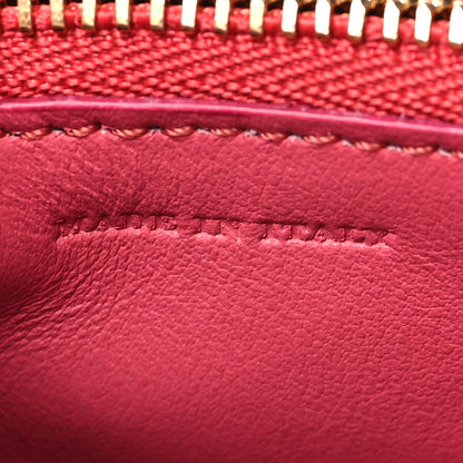 Burberry Haymarket Check Key Ring Coin Case Pink 7 of 10