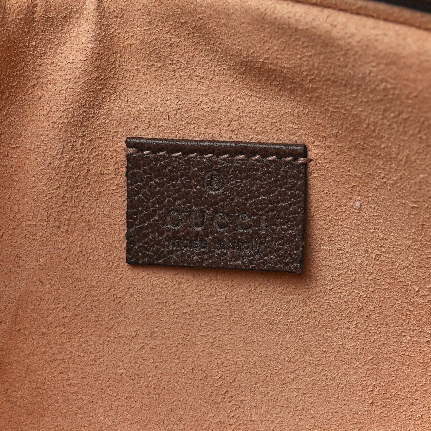 Gucci GG Supreme Monogram Large Ophidia Pouch Clutch Brown 6 of 11