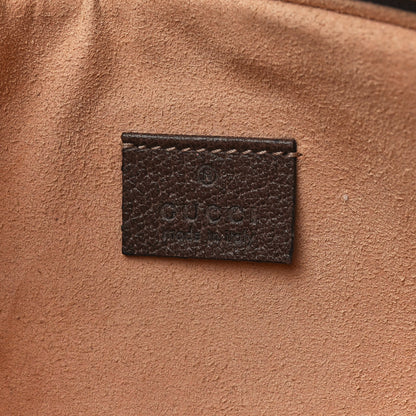 Gucci GG Supreme Monogram Large Ophidia Pouch Clutch Brown 6 of 11
