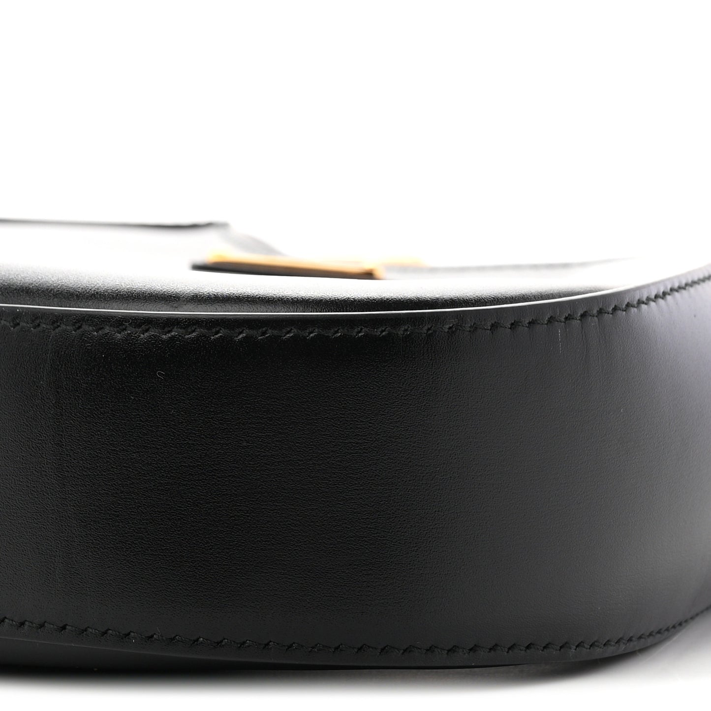 Box Calfskin Shoulder Bag Black