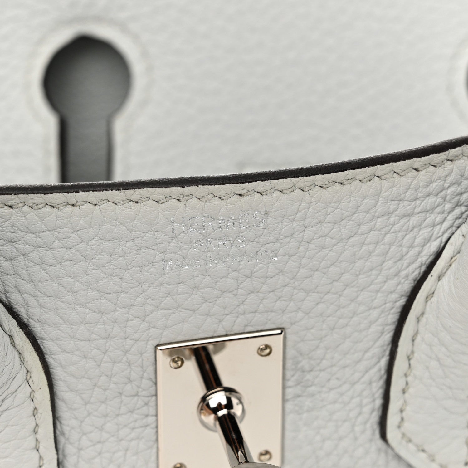 Hermes Togo Birkin 25 Gris Platine 6 of 11