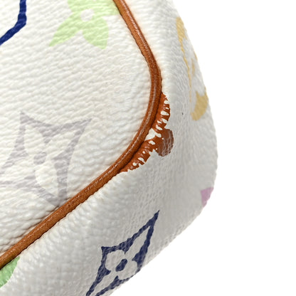 Louis Vuitton Monogram Multicolor Pochette Accessories White 7 of 8